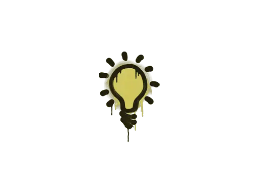 Sealed Graffiti | Lightbulb (Tracer Yellow)