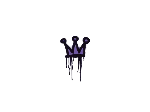 Sealed Graffiti | Little Crown (Monster Purple)