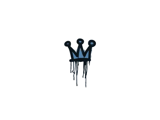 Sealed Graffiti | Little Crown (Monarch Blue)