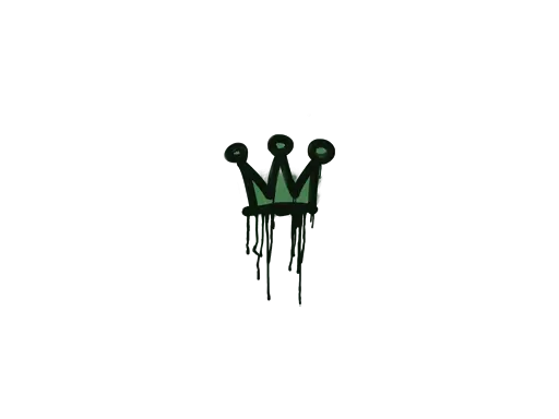Sealed Graffiti | Little Crown (Jungle Green)