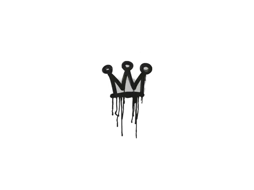 Sealed Graffiti | Little Crown (Shark White)