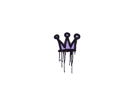 Sealed Graffiti | Little Crown (Violent Violet)