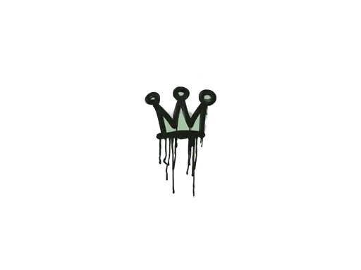 Sealed Graffiti | Little Crown (Cash Green)