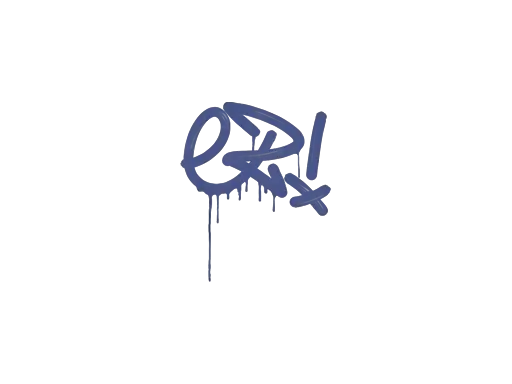 Sealed Graffiti | Little EZ (SWAT Blue)