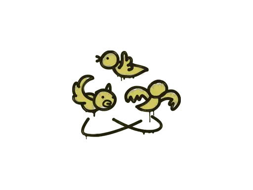 Sealed Graffiti | Dizzy (Tracer Yellow)