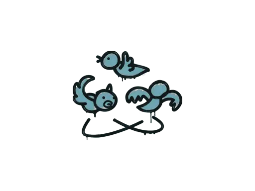 Sealed Graffiti | Dizzy (Wire Blue)