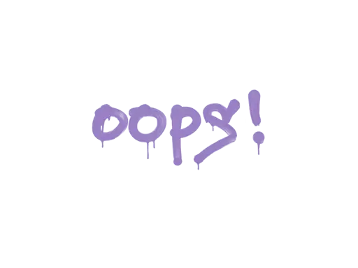 Sealed Graffiti | Oops (Violent Violet)