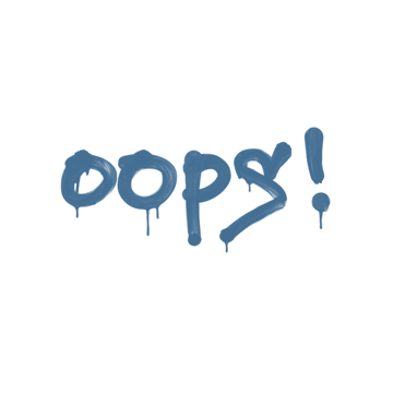 Sealed Graffiti | Oops (Monarch Blue)