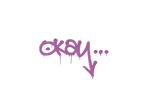 Sealed Graffiti | Okay (Bazooka Pink)