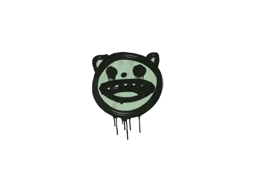 Sealed Graffiti | Happy Cat (Cash Green)