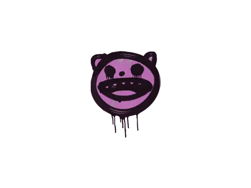 Sealed Graffiti | Happy Cat (Bazooka Pink)