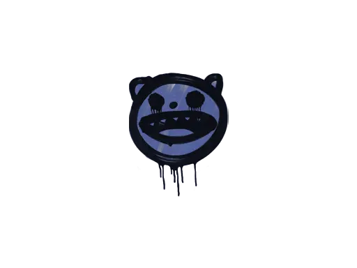 Sealed Graffiti | Happy Cat (SWAT Blue)