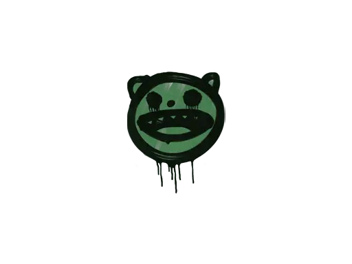 Sealed Graffiti | Happy Cat (Jungle Green)