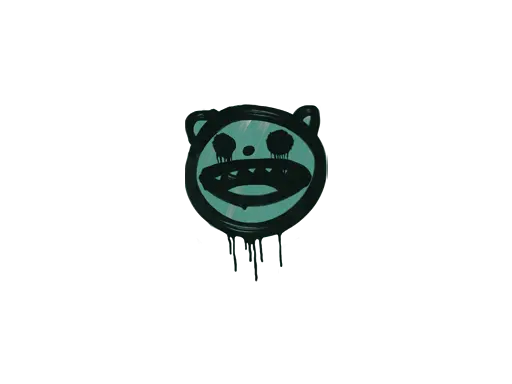 Sealed Graffiti | Happy Cat (Frog Green)