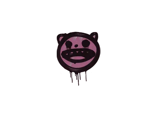 Sealed Graffiti | Happy Cat (Princess Pink)