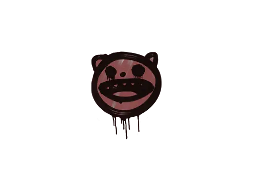 Sealed Graffiti | Happy Cat (Brick Red)