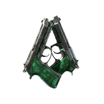 Dual Berettas | Polished Malachite