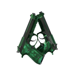 Dual Berettas | Polished Malachite image