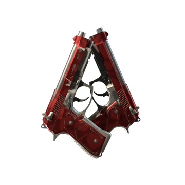 StatTrak™ Dual Berettas | Hemoglobin