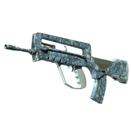 FAMAS | Cyanospatter image