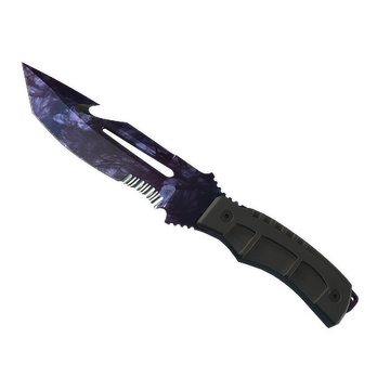 ★ StatTrak™ Survival Knife | Doppler Black Pearl