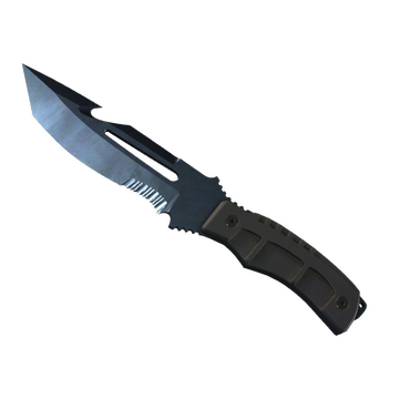 StatTrak™ Survival Knife | Blue Steel