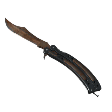 Butterfly Knife | Rust Coat
