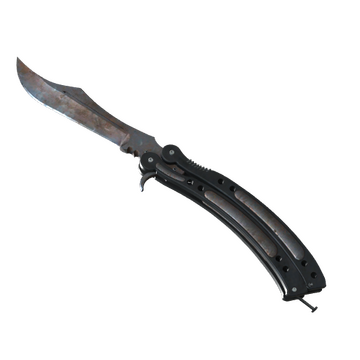 StatTrak™ Butterfly Knife | Rust Coat