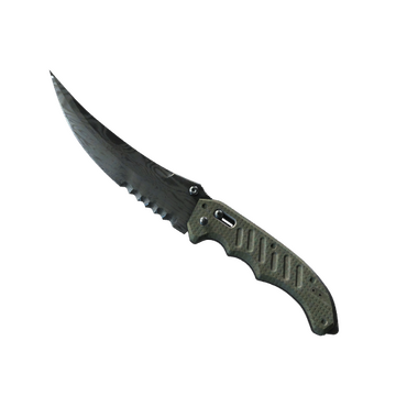 Flip Knife | Damascus Steel