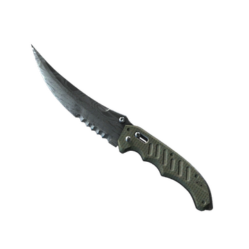 Flip Knife | Damascus Steel