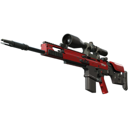 SCAR-20 | Crimson Web image
