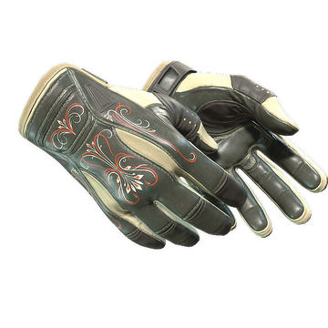 Sport Gloves | Creme Pinstripe