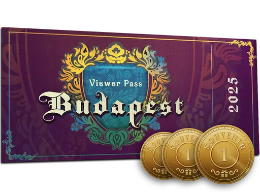 Budapest 2025 Viewer Pass + 3 Tokens