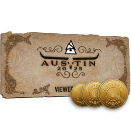 Austin 2025 Viewer Pass + 3 Souvenir Tokens image