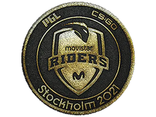 Patch | Movistar Riders (Gold) | Stockholm 2021