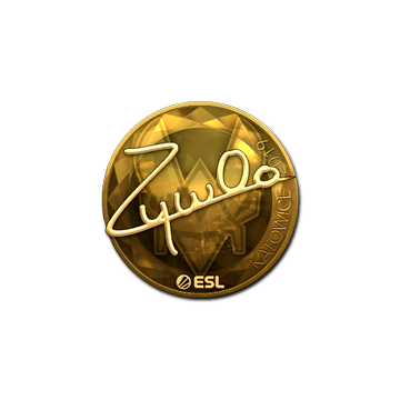 Sticker | ZywOo (Gold) | Katowice 2019
