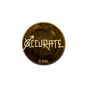 Sticker | xccurate (Gold) | Katowice 2019