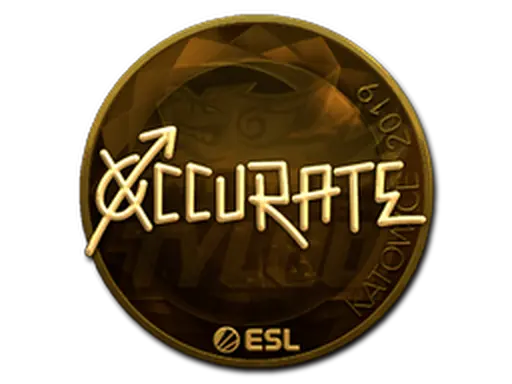 Sticker | xccurate (Gold) | Katowice 2019