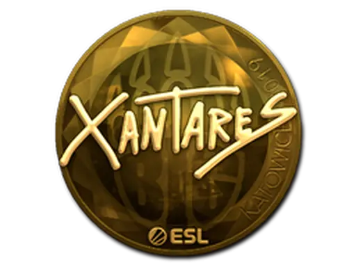 Sticker | XANTARES (Gold) | Katowice 2019