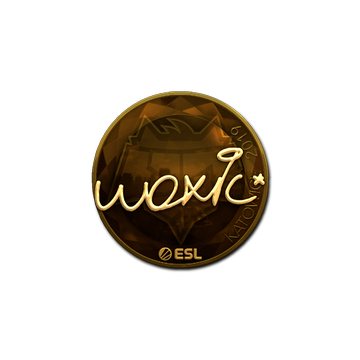 Sticker | woxic (Gold) | Katowice 2019