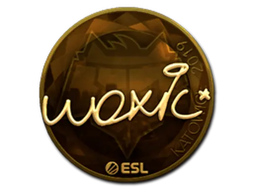 Sticker | woxic (Gold) | Katowice 2019
