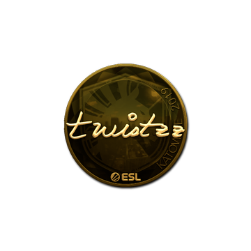Sticker | Twistzz (Gold) | Katowice 2019