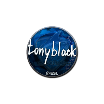 Sticker | tonyblack (Foil) | Katowice 2019
