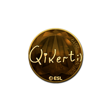 Sticker | qikert (Gold) | Katowice 2019