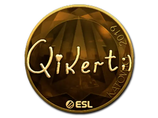 Sticker | qikert (Gold) | Katowice 2019