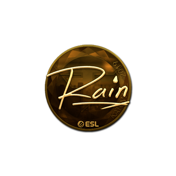 Sticker | rain (Gold) | Katowice 2019