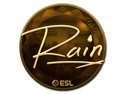 Sticker | rain (Gold) | Katowice 2019