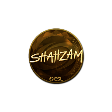Sticker | ShahZaM (Gold) | Katowice 2019