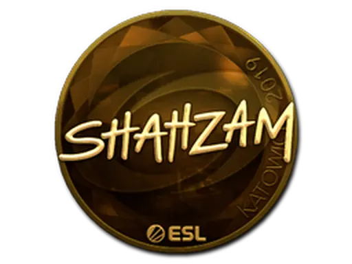 Sticker | ShahZaM (Gold) | Katowice 2019