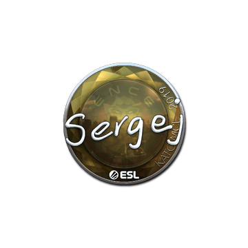Sticker | sergej (Foil) | Katowice 2019